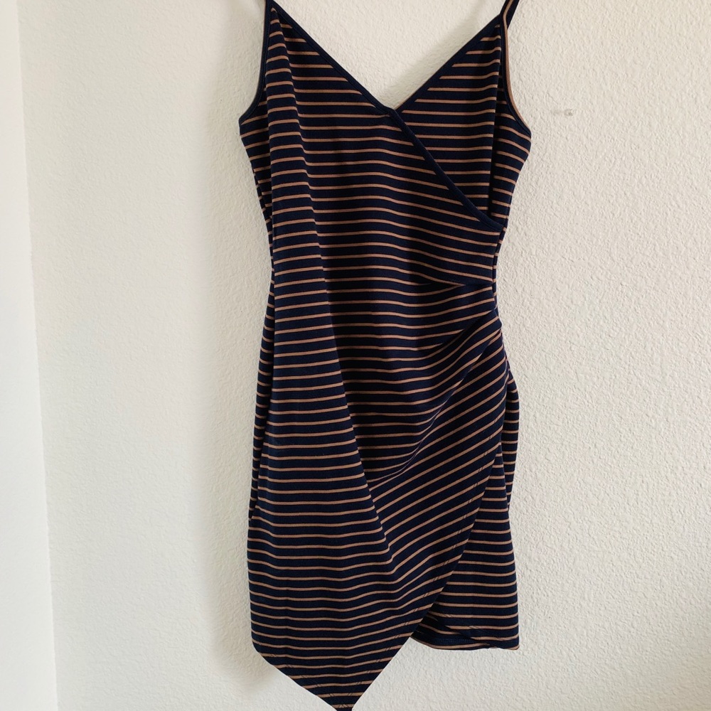 POPULAR Basics - Crossed Sexy Mini Dress Stretchy